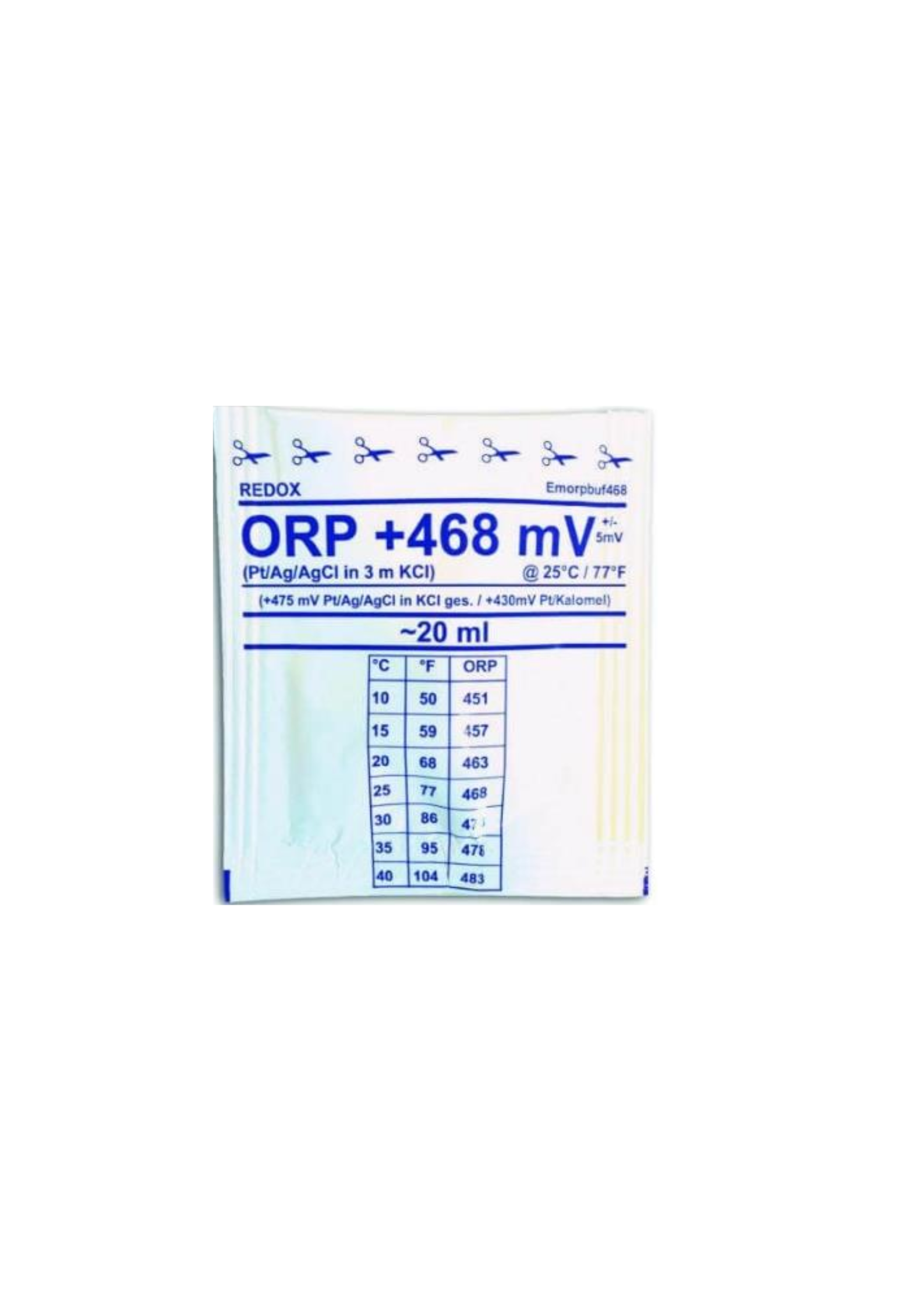 Orp Solution ORP Calibration Solution +468 mV | 20 ml — FLOW EST (Jordan) | FLOW-EST ...