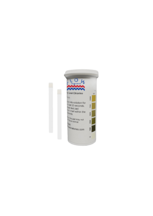Extra High-Level Chlorine Test Strip 0–10,000 ppm | 100 Strips — FLOW EST (Jordan)